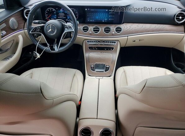 W1KZF8DB3NB098975 2022 MERCEDES-BENZ E White Widok deski rozdzielczej