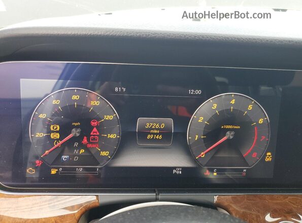 W1KZF8DB5LA836648 2020 MERCEDES-BENZ E Серый Вид щитка приборов