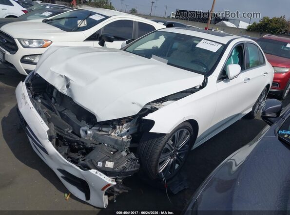 W1KZF8DB5MA906148 2021 MERCEDES-BENZ E-CLASS White Առջևի ձախ երեք քառորդ տեսարան