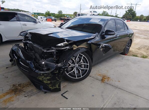 W1KZF8DB5NB043315 2022 MERCEDES-BENZ E-CLASS Black Передня ліва чверть