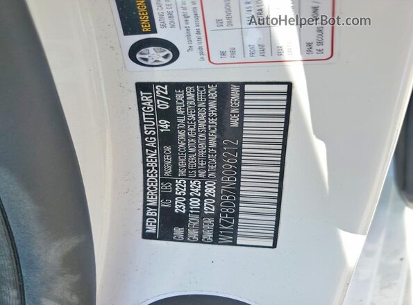 W1KZF8DB7NB096212 2022 MERCEDES-BENZ E White Widok komory silnika