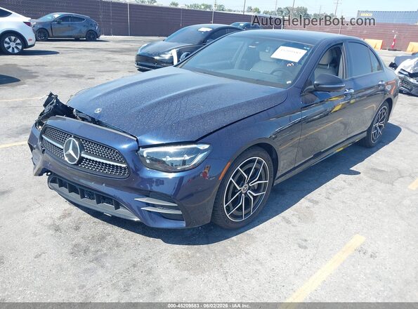 W1KZF8EB2MA884706 2021 MERCEDES-BENZ E-CLASS Navy Передняя левая четверть