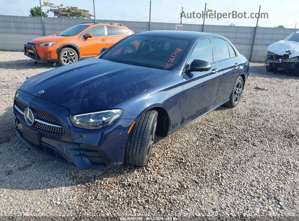 W1KZF8EB3MA980652 2021 MERCEDES-BENZ E-CLASS Blue Przód lewy