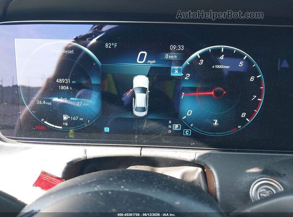 W1KZF8EB3MA980652 2021 MERCEDES-BENZ E-CLASS Blue Widok tylnych siedzeń