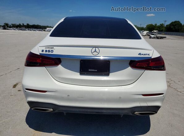 W1KZF8EB9MB001842 2021 MERCEDES-BENZ E White Widok z tyłu