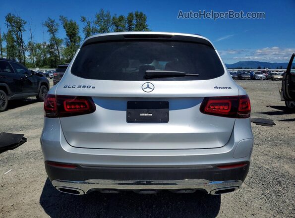 W1N0G5DB6LF777507 2020 MERCEDES-BENZ GLC-CLASS Silver Widok z tyłu