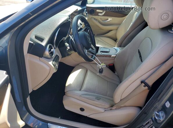 W1N0G5DB8LF791859 2020 MERCEDES-BENZ GLC-CLASS Серебряный Вид салона спереди