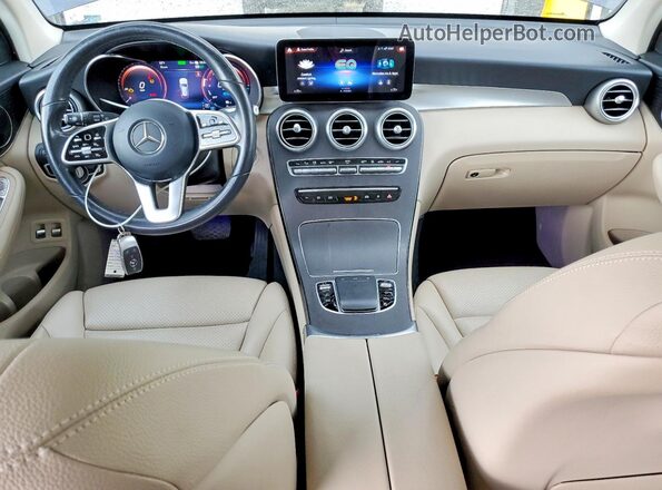 W1N0G5DB8LF800995 2020 MERCEDES-BENZ GLC-CLASS Blue წინა პანელის ხედი