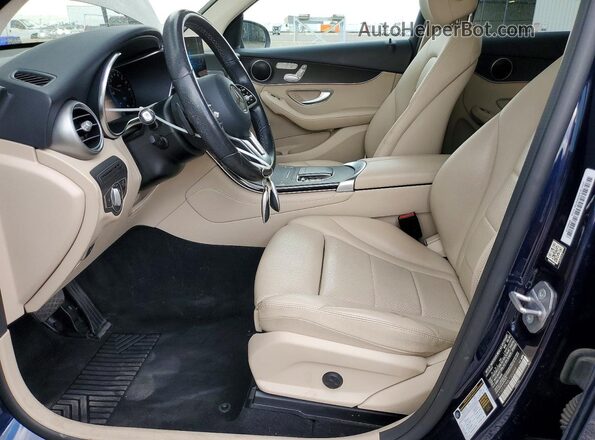 W1N0G5DB8LF800995 2020 MERCEDES-BENZ GLC-CLASS Blue წინა სალონის ხედი