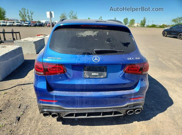 W1N0G6EB8NG055604 2022 MERCEDES-BENZ GLC-CLASS Blue Հետևի տեսք