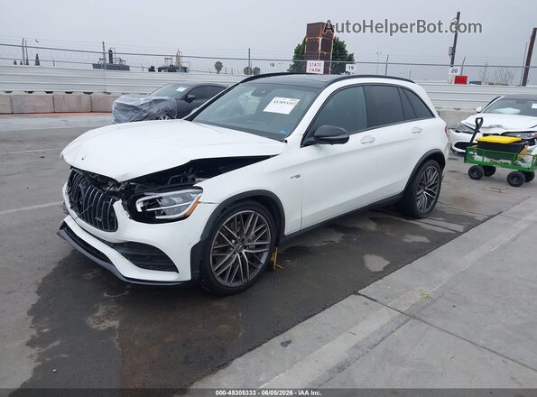 W1N0G6EBXNV337870 2022 MERCEDES-BENZ AMG GLC 43 Белый Передняя левая четверть
