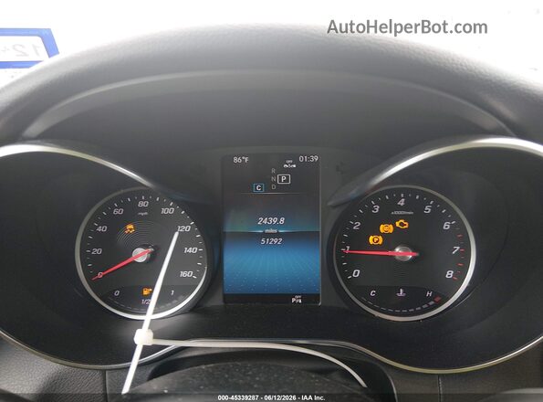 W1N0G8DB1MF920589 2021 MERCEDES-BENZ GLC 300 Gray Vista de los asientos traseros
