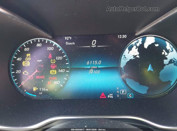W1N0G8DB3NV369654 2022 MERCEDES-BENZ GLC 300 White Widok tylnych siedzeń