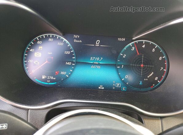 W1N0G8DB8MF868569 2021 MERCEDES-BENZ GLC-CLASS Gray Widok zestawu wskaźników