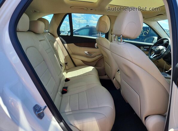 W1N0G8EB0LF838768 2020 MERCEDES-BENZ GLC-CLASS White Rear seats view
