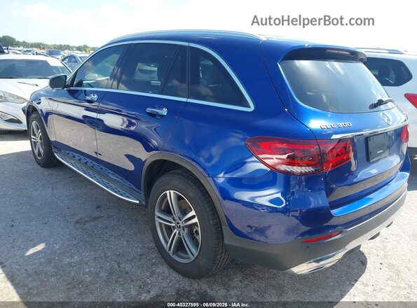 W1N0G8EB1LF828007 2020 MERCEDES-BENZ GLC 300 Blue Trasero izquierdo