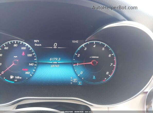 W1N0G8EB1LF828007 2020 MERCEDES-BENZ GLC 300 Blue Vista de los asientos traseros