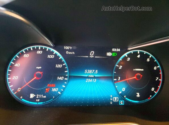 W1N0G8EB1NG071168 2022 MERCEDES-BENZ GLC-CLASS White Սարքավորումների վահանակի տեսք