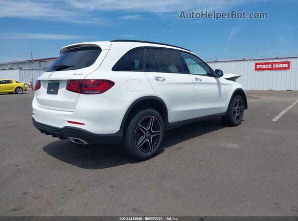 W1N0G8EB1NV352382 2022 MERCEDES-BENZ GLC 300 White უკანა მარჯვენა