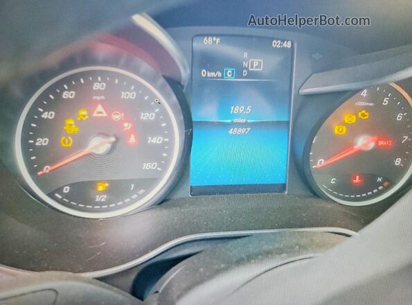 W1N0G8EB2LF809384 2020 MERCEDES-BENZ GLC-CLASS Gray Սարքավորումների վահանակի տեսք