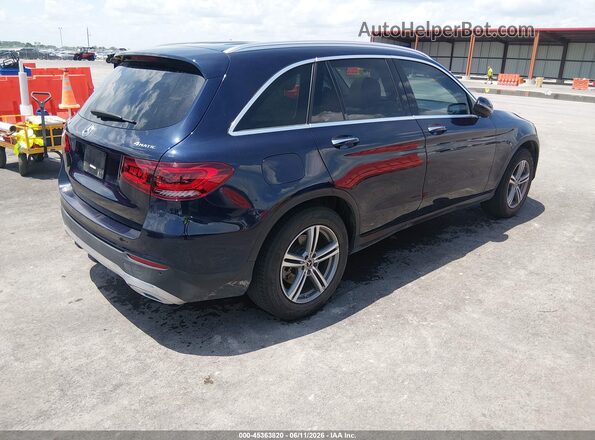 W1N0G8EB2MF892221 2021 MERCEDES-BENZ GLC 300 Blue Задня права чверть