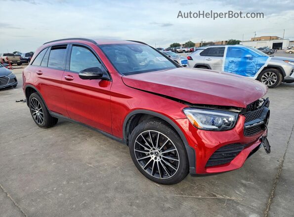 W1N0G8EB2MF911303 2021 MERCEDES-BENZ GLC-CLASS Red Передня права чверть