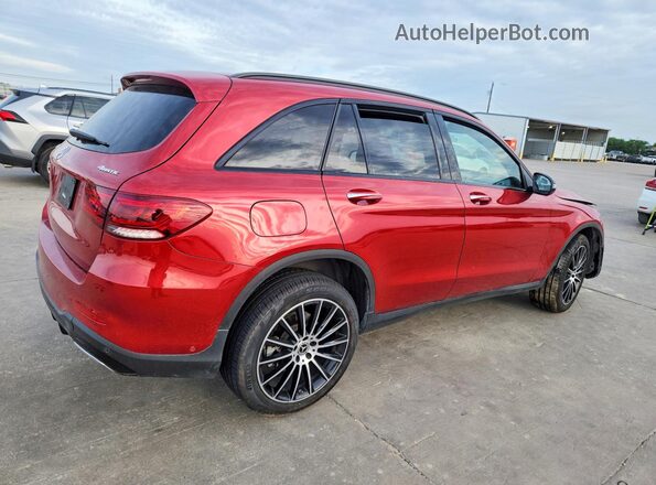 W1N0G8EB2MF911303 2021 MERCEDES-BENZ GLC-CLASS Red Задня права чверть