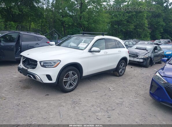W1N0G8EB2MV281868 2021 MERCEDES-BENZ GLC 300 Белый Передняя левая четверть