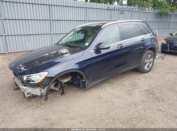 W1N0G8EB2NG034209 2022 MERCEDES-BENZ GLC 300 Синий Передняя левая четверть