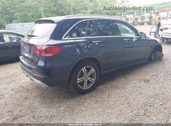 W1N0G8EB2NG034209 2022 MERCEDES-BENZ GLC 300 Синий Задняя правая четверть