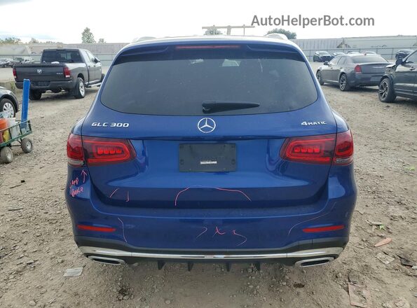 W1N0G8EB3LF864278 2020 MERCEDES-BENZ GLC-CLASS Blue Вид ззаду