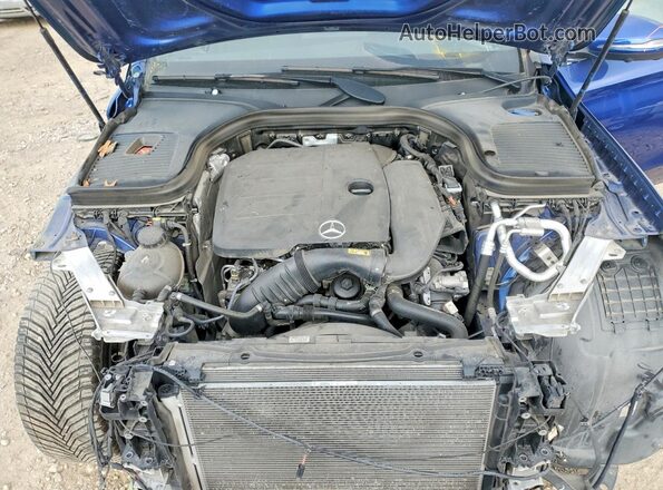 W1N0G8EB3LF864278 2020 MERCEDES-BENZ GLC-CLASS Blue Вид задньої частини салону