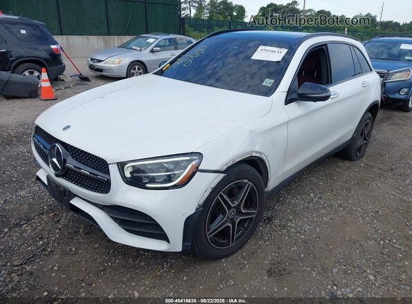 W1N0G8EB4MF920309 2021 MERCEDES-BENZ GLC 300 White Передня ліва чверть