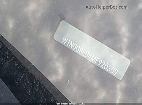 W1N0G8EB4MF920309 2021 MERCEDES-BENZ GLC 300 White 