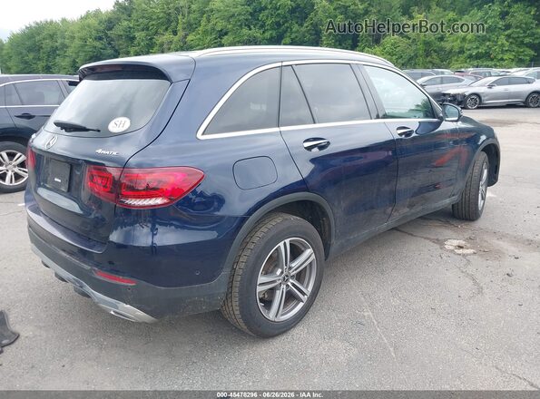 W1N0G8EB4NG038083 2022 MERCEDES-BENZ GLC 300 Blue Rear right
