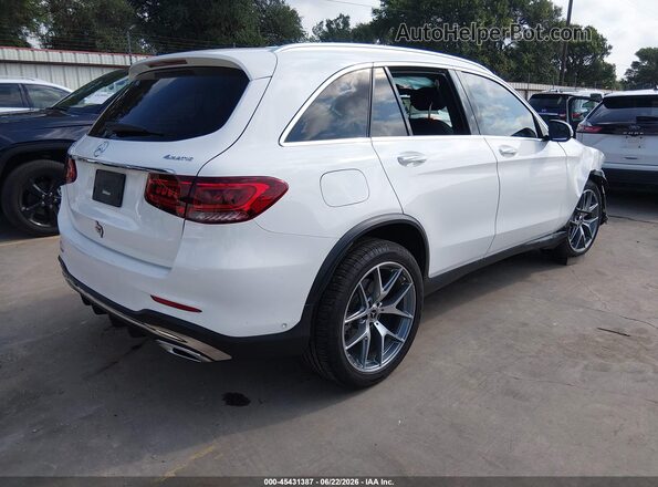W1N0G8EB5LV253660 2020 MERCEDES-BENZ GLC 300 White უკანა მარჯვენა
