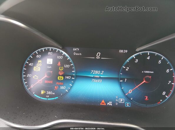 W1N0G8EB7LF814094 2020 MERCEDES-BENZ GLC 300 Red უკანა სავარძლების ხედი
