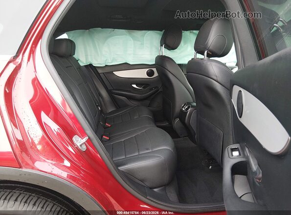 W1N0G8EB7LF814094 2020 MERCEDES-BENZ GLC 300 Red VIN კოდის სტიკერის ხედი
