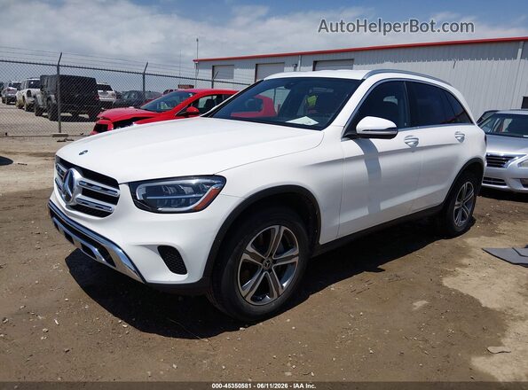 W1N0G8EB7LF845247 2020 MERCEDES-BENZ GLC 300 White Առջևի ձախ երեք քառորդ տեսարան