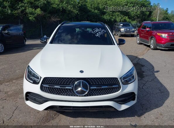 W1N0G8EB7MV301810 2021 MERCEDES-BENZ GLC 300 White Widok zestawu wskaźników