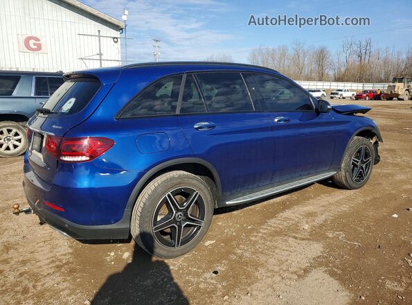 W1N0G8EB8MF919521 2021 MERCEDES-BENZ GLC-CLASS Blue Trasero derecho