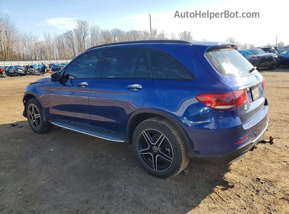 W1N0G8EB8MF919521 2021 MERCEDES-BENZ GLC-CLASS Blue Trasero izquierdo