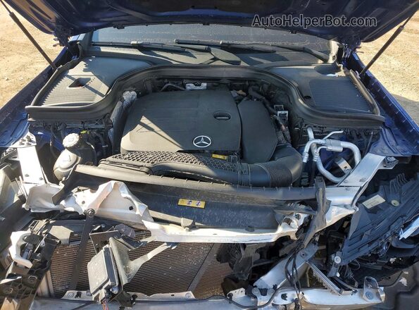 W1N0G8EB8MF919521 2021 MERCEDES-BENZ GLC-CLASS Blue Vista del compartimento del motor