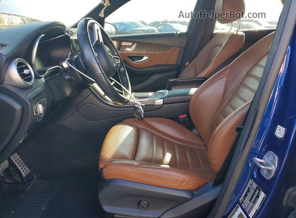 W1N0G8EB8MF919521 2021 MERCEDES-BENZ GLC-CLASS Blue Vista interior delantera
