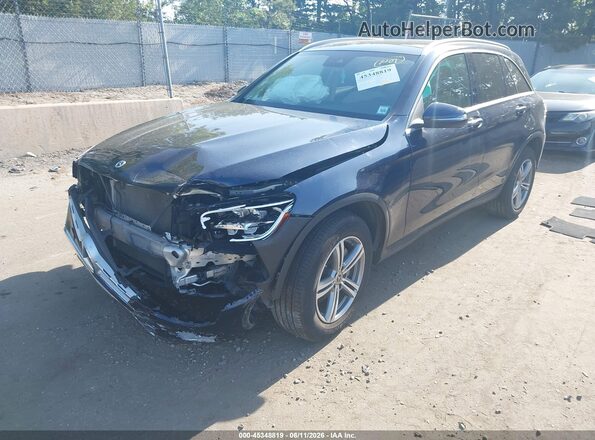 W1N0G8EB9NG120438 2022 MERCEDES-BENZ GLC 300 Blue Przód lewy