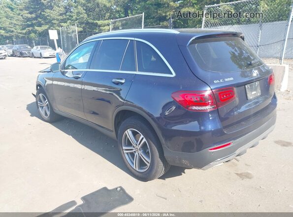 W1N0G8EB9NG120438 2022 MERCEDES-BENZ GLC 300 Blue Tył lewy