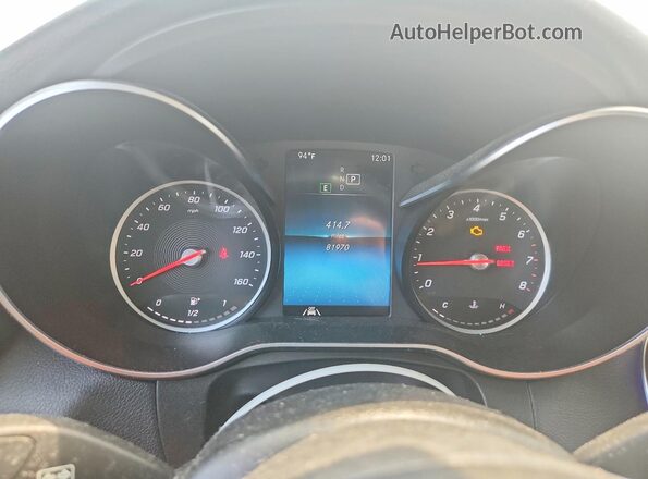 W1N0G8EBXLF859515 2020 MERCEDES-BENZ GLC-CLASS Темно-бордовый Вид щитка приборов