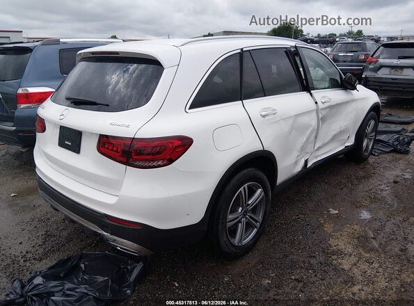 W1N0G8EBXMF932464 2021 MERCEDES-BENZ GLC 300 Белый Задняя правая четверть