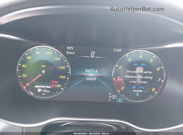 W1N0J6EB0MF949201 2021 MERCEDES-BENZ AMG GLE 43 COUPE White Հետևի նստատեղերի տեսք