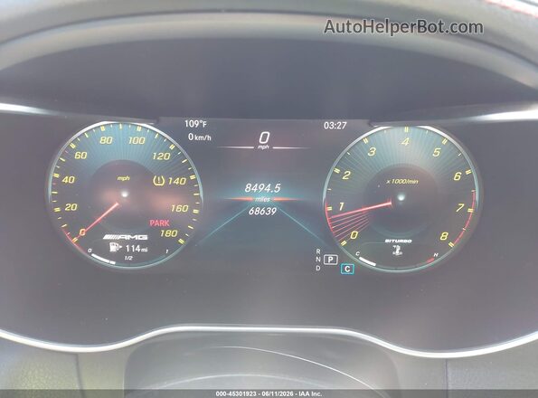 W1N0J6EB1NG025295 2022 MERCEDES-BENZ AMG GLC 43 Gray Vista de los asientos traseros